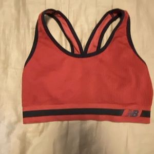 Burgundy New Balance sports bra size medium